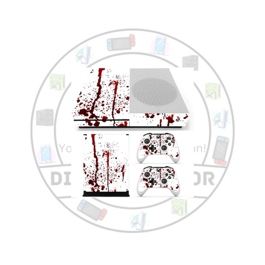 Blood Splatter Xbox 1s Skin +2 Controller Skins