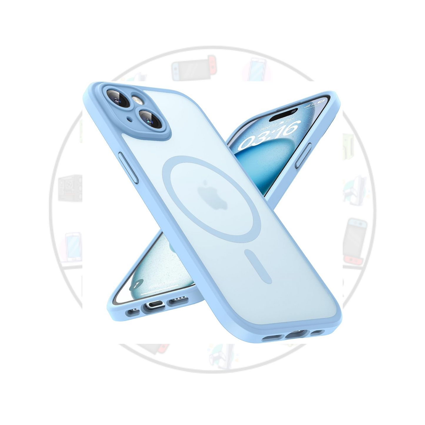 iPhone 15 Pro Case (pink.black,blue,green,clear,navy)