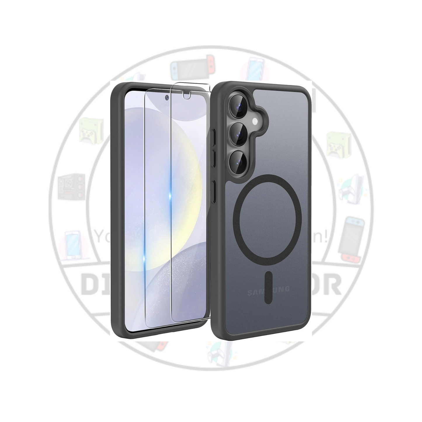 Samsung s24+s25 Case + 2 Screen Protectors