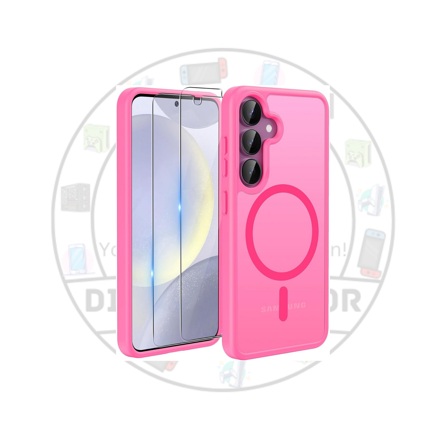 Samsung s24+s25 Case + 2 Screen Protectors